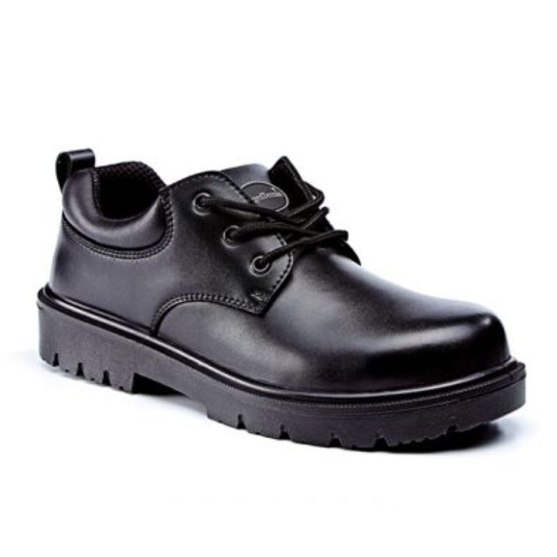 gibson black leather shoe