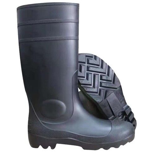 ANCHORAGE Black PVC Wellington Boot - RTW09B - Image 1